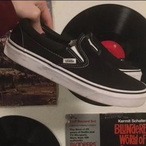 Black Slip On Vans